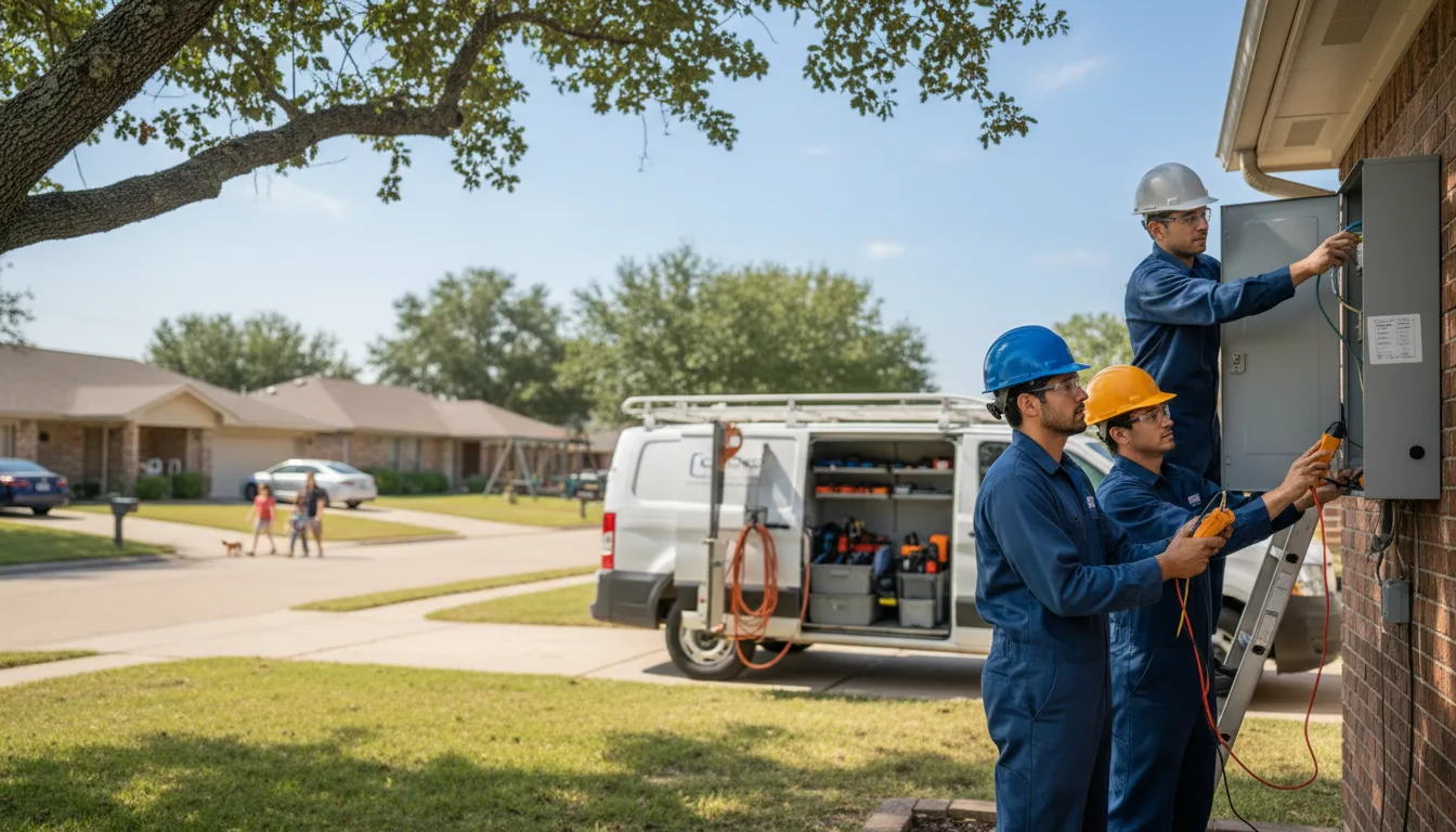 Certified electrician providing emergency electrical services in New Washington, IN